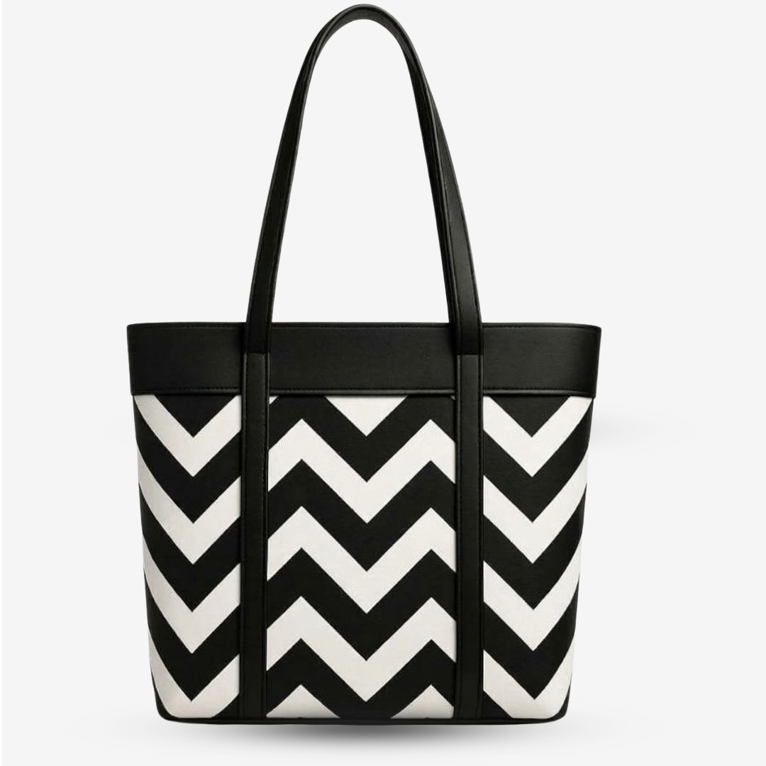 SIGNATURE TOTE BAG - BLACK