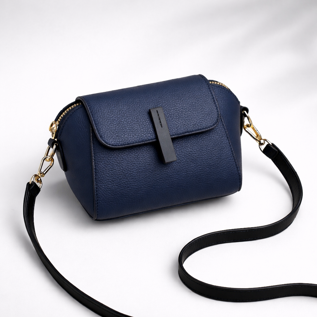 MINI FLAP CROSSBODY BLUE