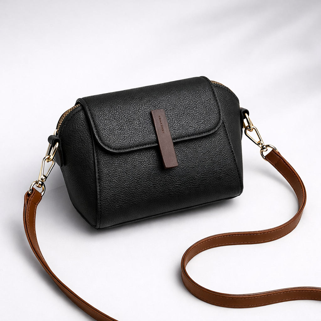 MINI FLAP CROSSBODY BLACK
